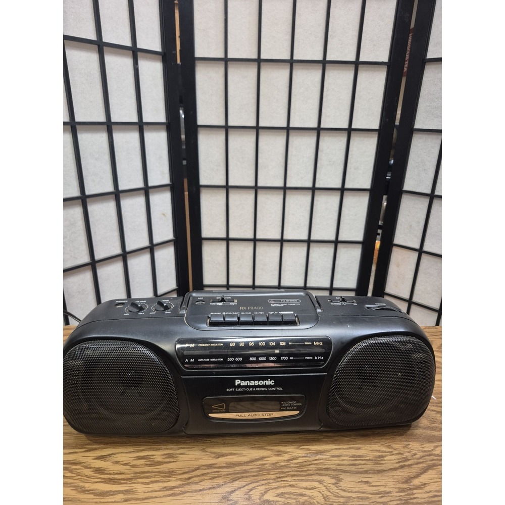 Panasonic RX-FS430 A.M F.M radio cassette early 90's